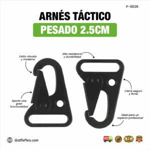 ARNÉS TÁCTICO PESADO 2.5CM