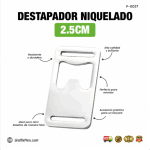 DESTAPADOR NIQUELADO 2.5CM