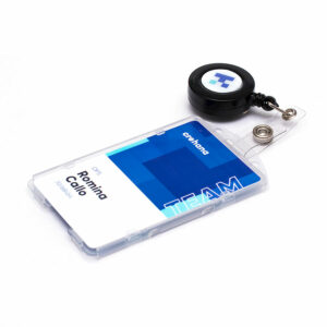 FOTOCHECK CON YOYO DE CINTURA Y PORTA FOTOCHECK