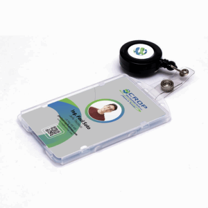 FOTOCHECK CON YOYO DE CINTURA Y PORTA FOTOCHECK