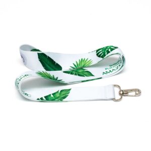 LANYARD ARNÉS METALICO PLATA PREMIUM 2.5CM