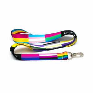 LANYARD ARNÉS METALICO PLATA PREMIUM 2.5CM