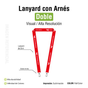 LANYARD ARNES DOBLE
