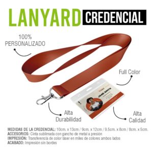 LANYARD CON CREDENCIAL DE COUCHE 150GR Y MICA