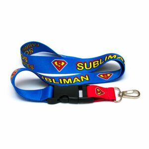 LANYARD TIP TOP PLANO IMPORTADO CON ARNES METALICO PLATA 2.5CM