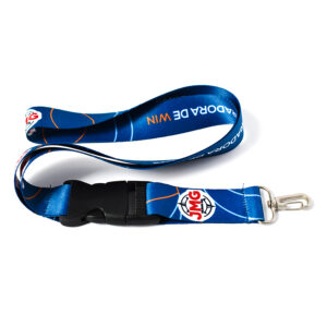 LANYARD TIP TOP PLANO IMPORTADO CON ARNES METALICO PLATA 2.5CM