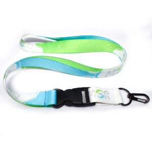 LANYARD TIP TOP PLANO IMPORTADO CON BROCHE DE SEGURIDAD Y ARNES NEGRO 2CM