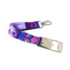 LLAVERO LANYARD CON DESTAPADOR Y ARNES PLATA 2 5CM