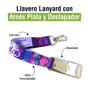 LLAVERO ARNES CON DESTAPADOR