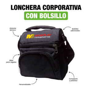 LONCHERA CORPORATIVO CON BOLSILLO