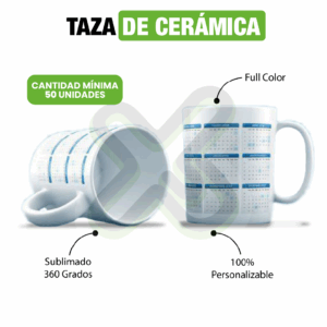 TAZA CERÁMICA AAA 11OZ.