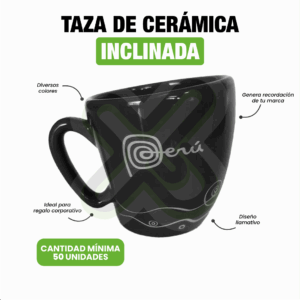 TAZA CERAMICA INCLINADA