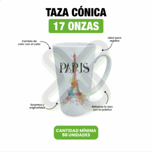 TAZA CONICA 17OZ.