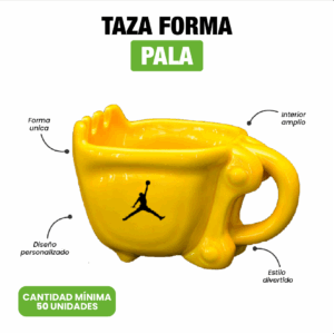TAZA FORMA DE PALA