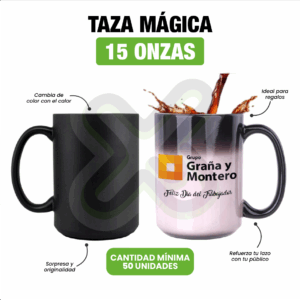 TAZA MÁGICA CON CAJA 15OZ.