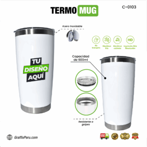 VASO TERMO MUG PARA SUBLIMAR
