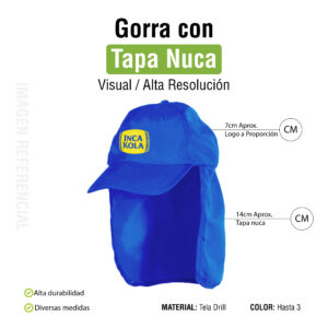 GORRA GRIFERO CON TAPANUCA
