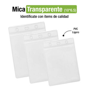 MICA TRANSPARENTE MEDIDA 10*6.5