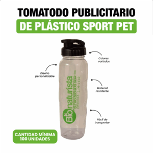 TOMATODO PUBLICITARIO PLASTICO SPORT PET