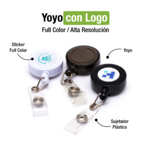 YOYO CON LOGO Y RESINA