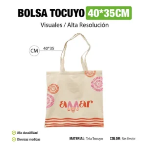 BOLSA TOCUYO DOBLE ASA 35*30