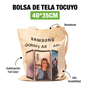 BOLSA TOCUYO DOBLE ASA 35*30