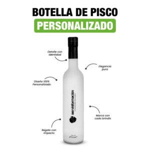BOTELLA DE PISCO PERSONALIZADA