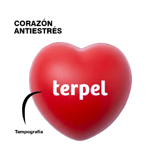 ANTI-ESTRÉS CON DISEÑO CORAZON