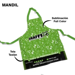 MANDIL TASLAN FULL COLOR