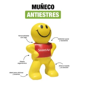 ANTI-ESTRÉS CON DISEÑO MUÑECO SONRISA