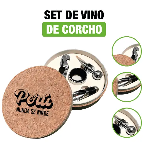 SET DE VINO ECOLOGICO CON LOGO - Imagen 2