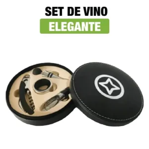 SET DE VINO CON LOGO