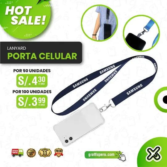 Lanyard Porta celular