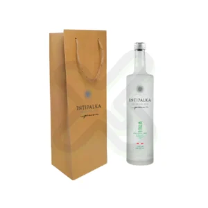 BOLSA PERSONALIZADA CON PISCO PERSONALIZADO 500ML