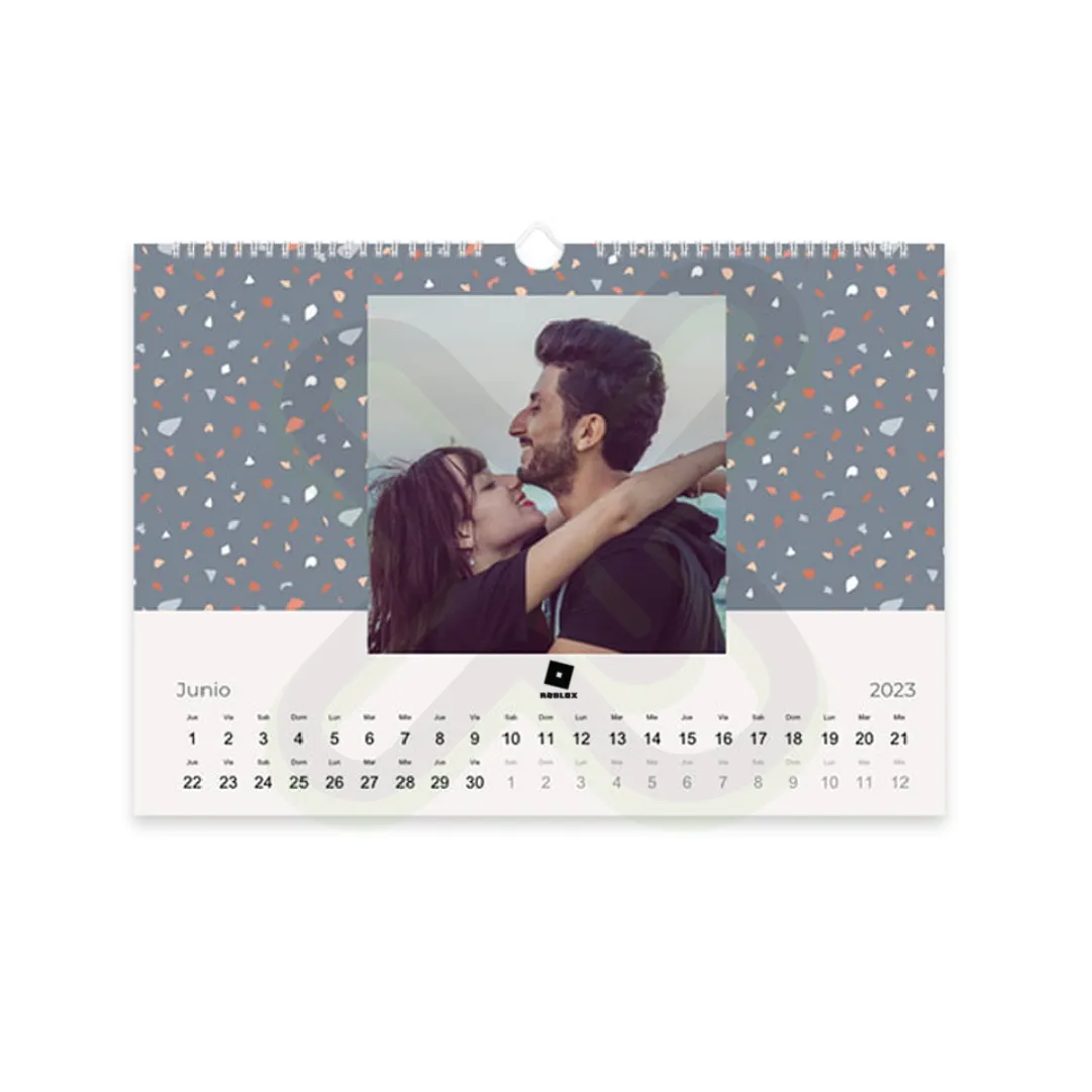 CALENDARIO DE PARED CON OJAL AFRODITA CORPORATIVO - Imagen 2