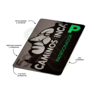 CREDENCIAL PVC TIPO PRENSA