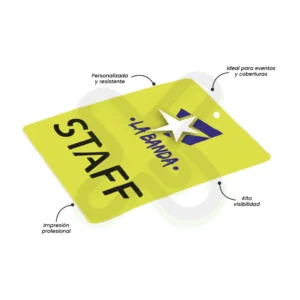 CREDENCIAL PVC TIPO PRENSA