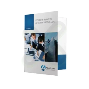 FOLDER CORPORATIVO PLASTIFICADO MATE