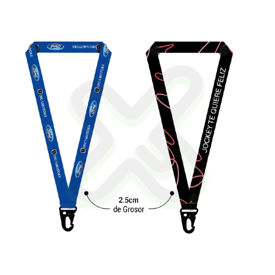 LANYARD CON ARNES TACTICO 2 5CM - Imagen 3