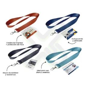 LANYARD CON CREDENCIAL DE COUCHE 150GR Y MICA