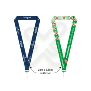 LANYARD CON MOSQUETON RIGIDO 2CM