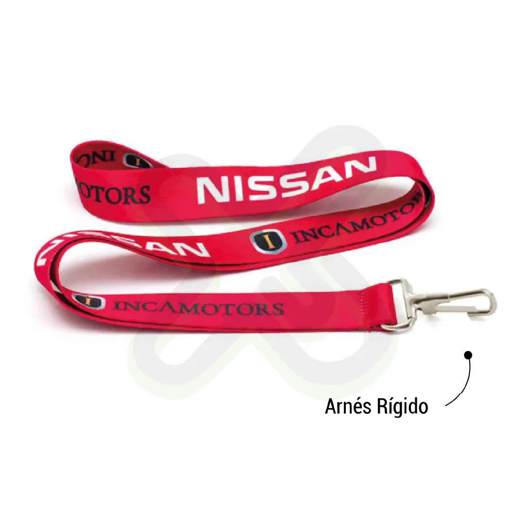 LANYARD CON MOSQUETON RIGIDO 2CM - Imagen 3