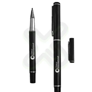 LAPICERO METALICO NEGRO DORADO MATE