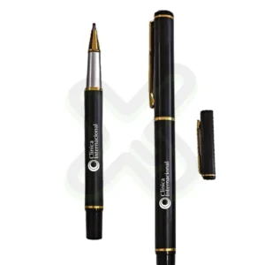 LAPICERO METALICO NEGRO DORADO MATE