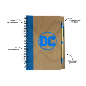 LIBRETA TAPA CARTON RECICLADO A5