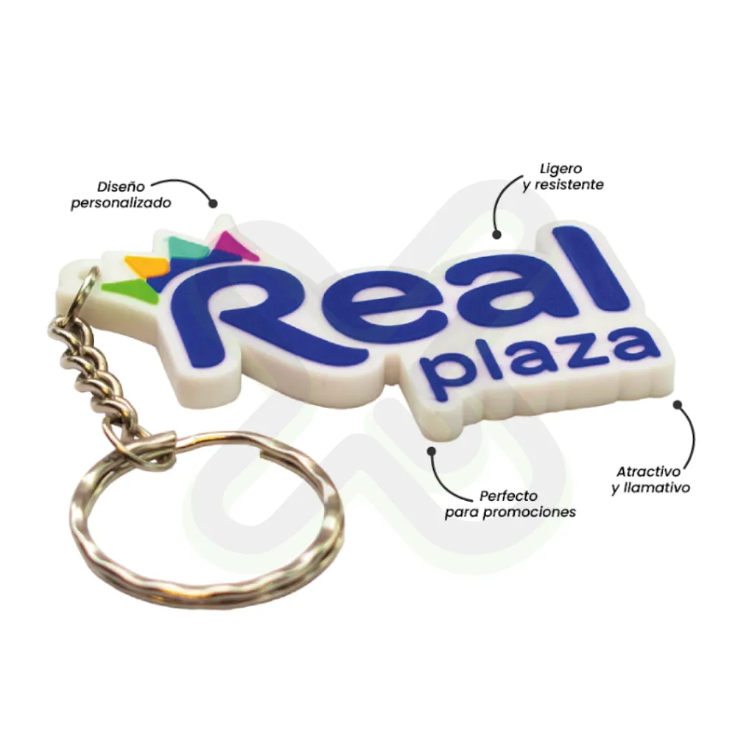 LLAVERO DE GOMA 2D
