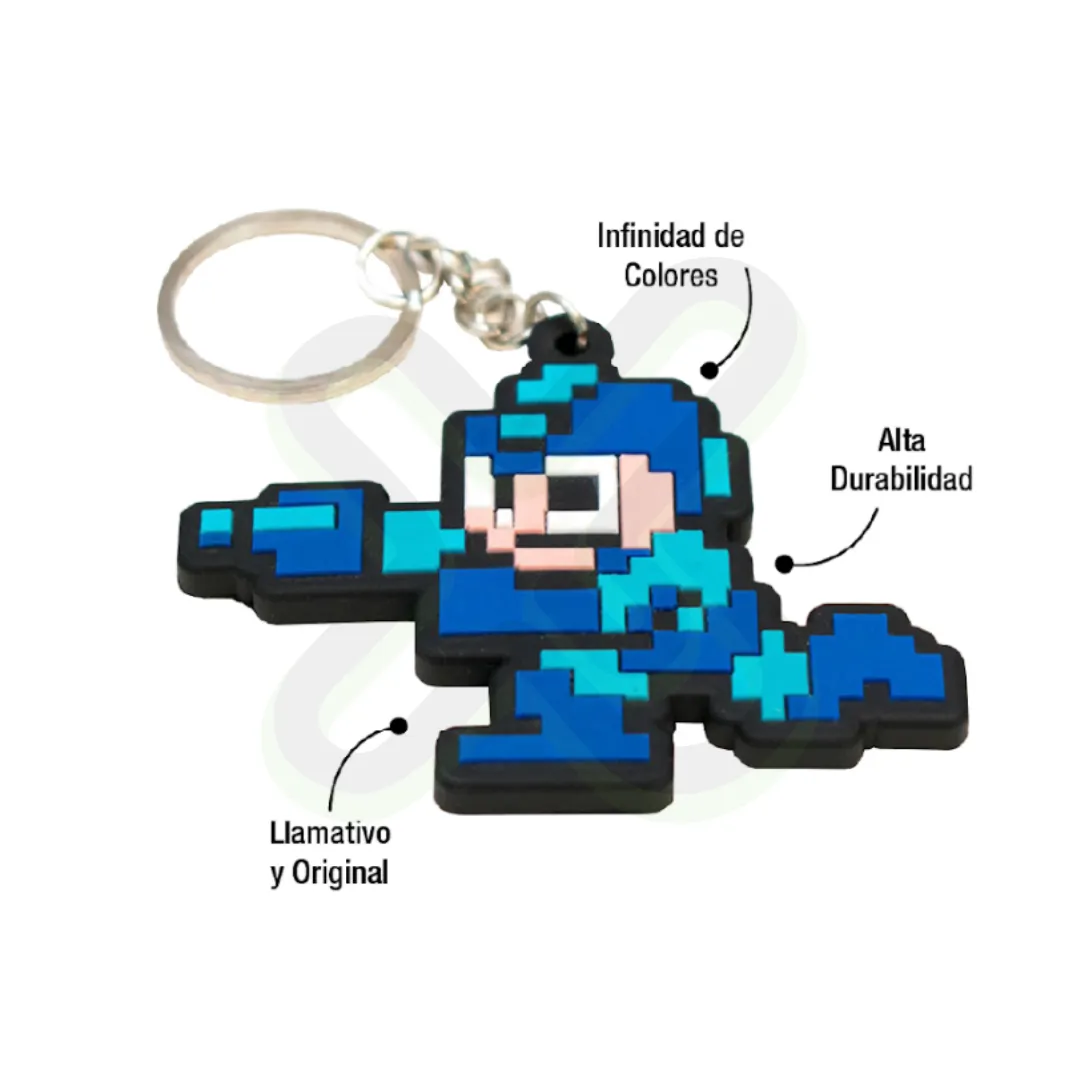 LLAVERO DE GOMA 2D - Imagen 2