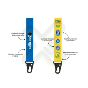 LLAVERO LANYARD CON ARNES TACTICO 2 5CM