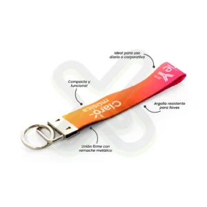 LLAVERO LANYARD REMACHE CON ARGOLLA 2CM