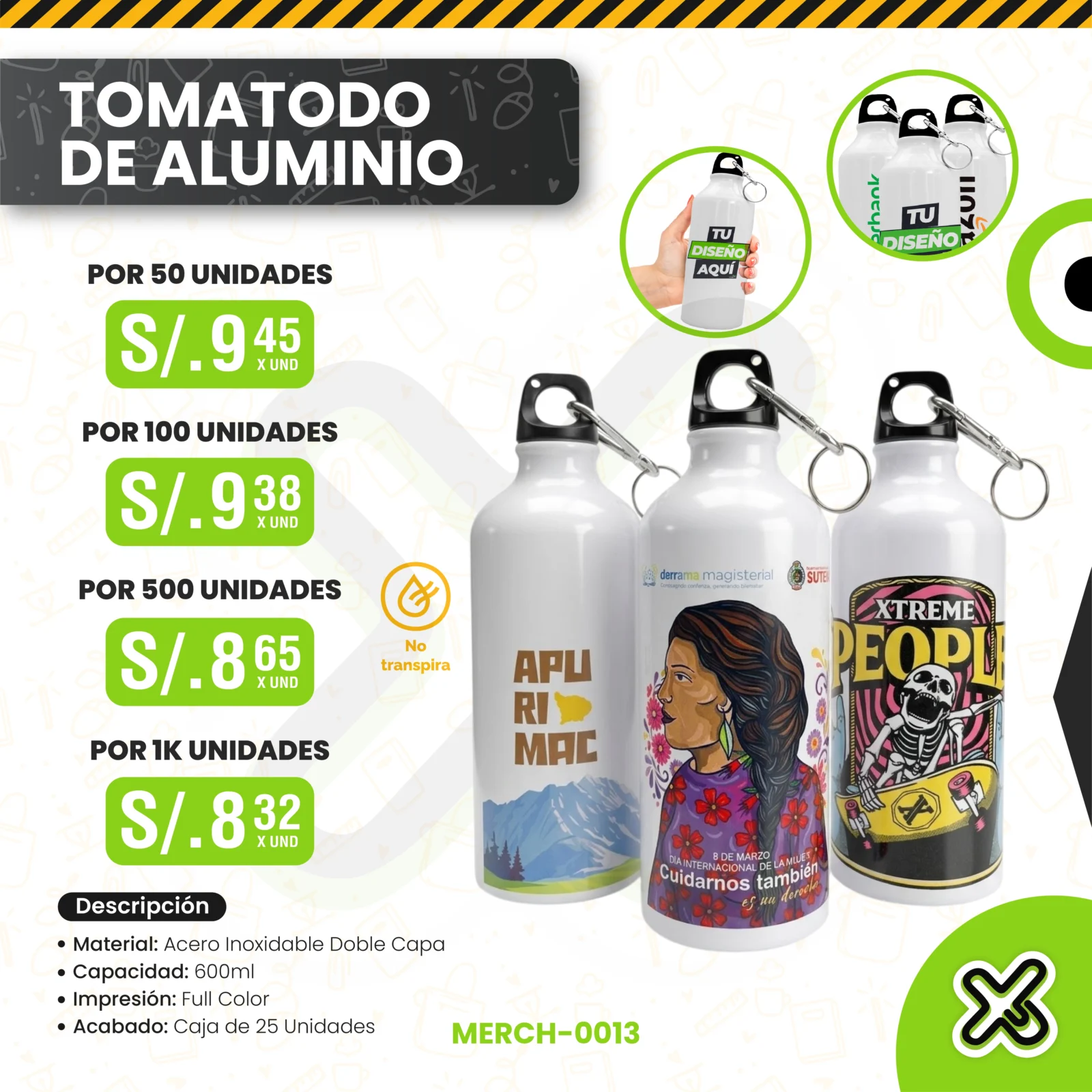 TOMATODO DE ALUMINIO